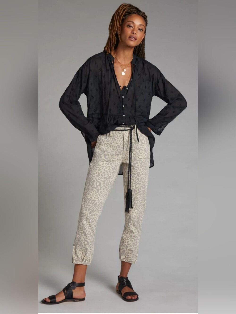 PAIGE Mayslie Printed Jogger Size 26, New Without Tag!